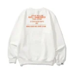 White Bape X Undefeated World Gone Mad Sport is War Sweater