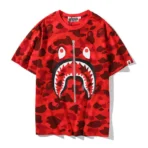 Zipper Camo Bape Shark Shirt