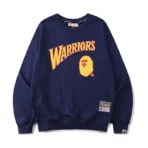 Blue-Bape-x-NBA-Warriors-Sweatshirt