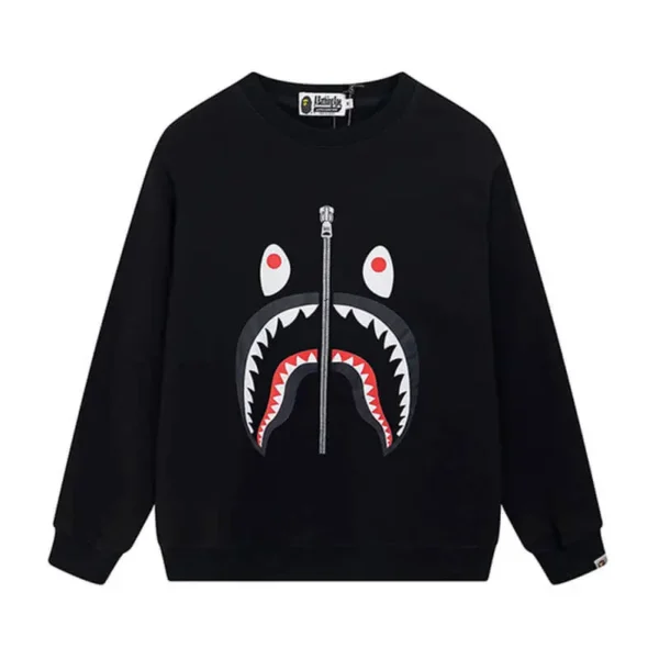 Camo-Metal-Zip-Black-Bape-Shark-Sweater