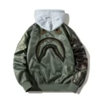 X Porter Funthera 1st Camo Militia Green Bape Jacket
