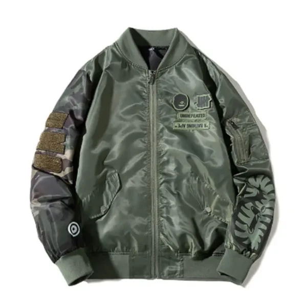 X Porter Funthera 1st Camo Militia Green Bape Jacket